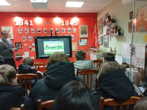 Музей посетили обучающиеся 8-х классов МБОУ Сосновской СОШ №2 имени И.Ю.Уланова