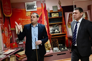 Музей посетил врио главы Тамбовской области Евгений Алексеевич Первышов